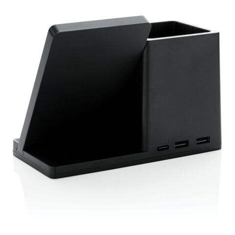 Ontario FSC® &amp; RCS recycled plastic 10W wireless charger black | No Branding | not available | not available