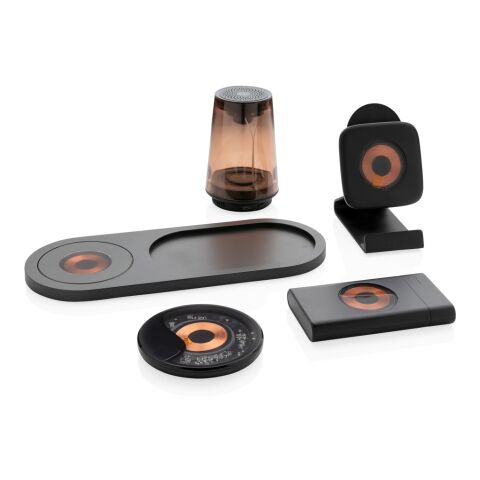 Encore 10W wireless charging valet tray black | No Branding | not available | not available