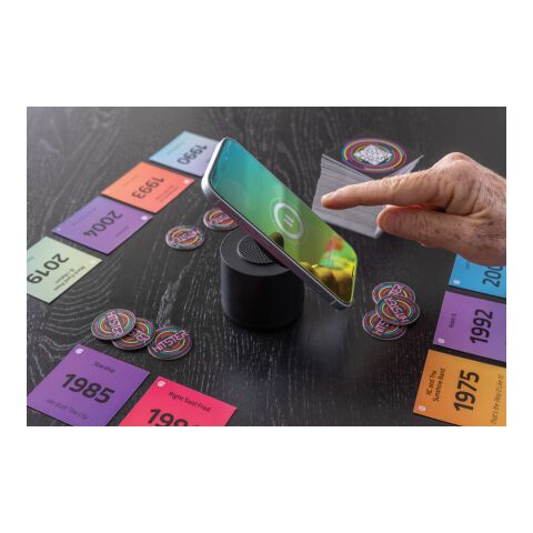 Magpulse RCS recycled plastic 3W speaker w/magnetic holder black | No Branding | not available | not available