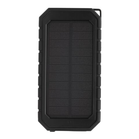 RCS recycled plastic Solar powerbank with 10W Wireless black | No Branding | not available | not available