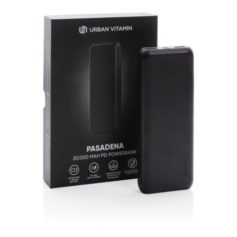 Urban Vitamin Pasadena 20.000 mAh 18W PD powerbank black | No Branding | not available | not available