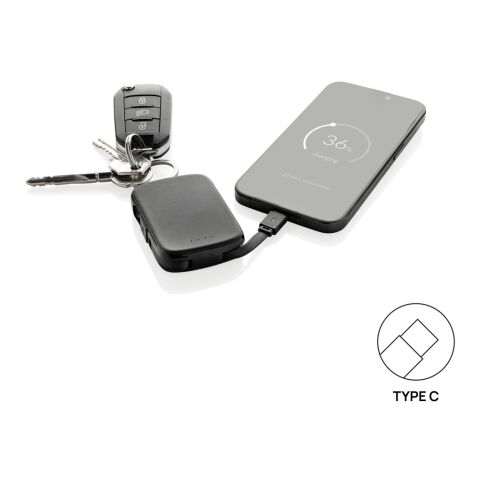 Nexo RCS keychain 2000 mah powerbank with integrated cables black | No Branding | not available | not available