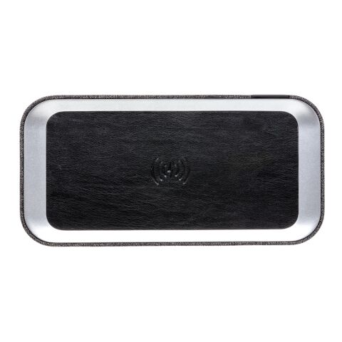 Vogue wireless charging speaker grey-black | No Branding | not available | not available