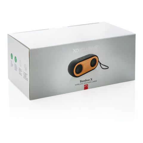 Bamboo X double speaker black-brown | No Branding | not available | not available