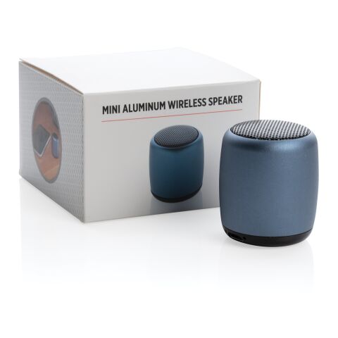 Mini aluminium wireless speaker blue | No Branding | not available | not available