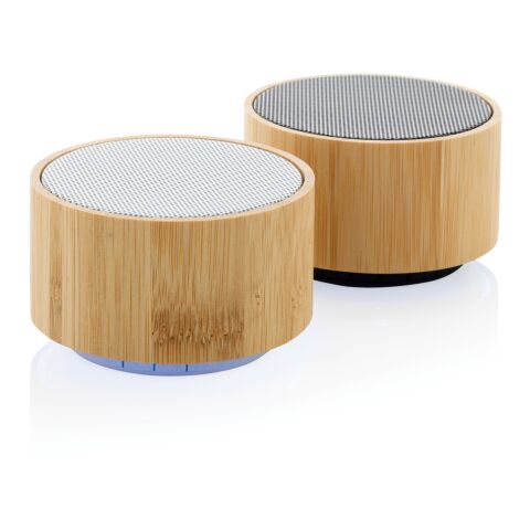 FSC® bamboo and RCS 3W wireless speaker black | No Branding | not available | not available