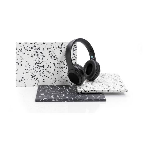 RCS standard recycled plastic headphone black | No Branding | not available | not available