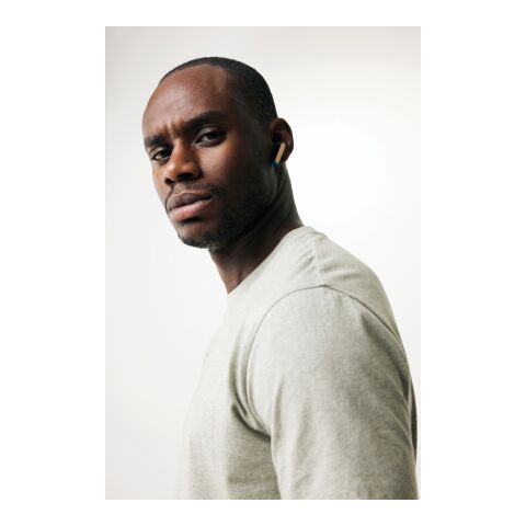 RCS recycled plastic &amp; bamboo TWS earbuds brown | No Branding | not available | not available