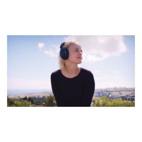 Soundpro RCS recycled plastic ANC headphone black | No Branding | not available | not available