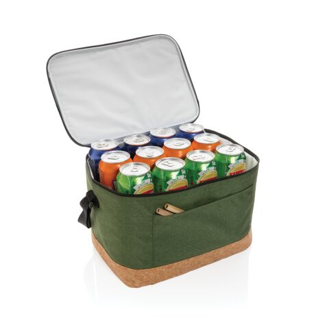 Impact AWARE RPET two tone cooler bag with cork detail green | No Branding | not available | not available | not available