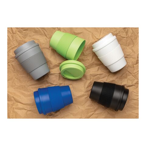 Reusable coffee mug with lid 350ml black | No Branding | not available | not available