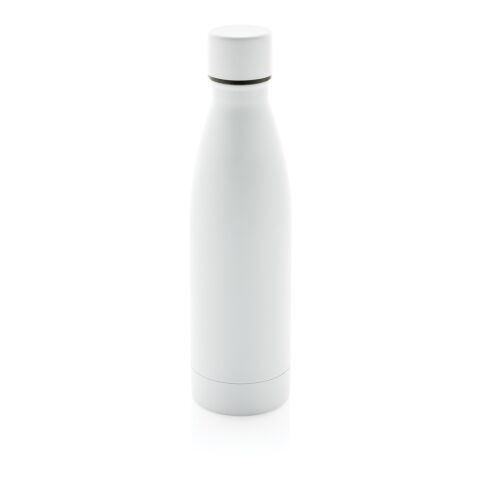 RCS Recycled stainless steel solid vacuum bottle white | No Branding | not available | not available
