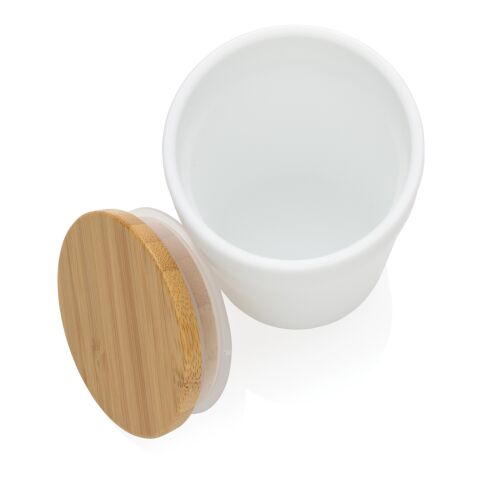 GRS RPP mug with FSC® bamboo lid White | No Branding | not available | not available