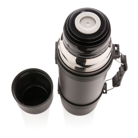 Vacuum flask with 2 cups Charcoal Grey | No Branding | not available | not available