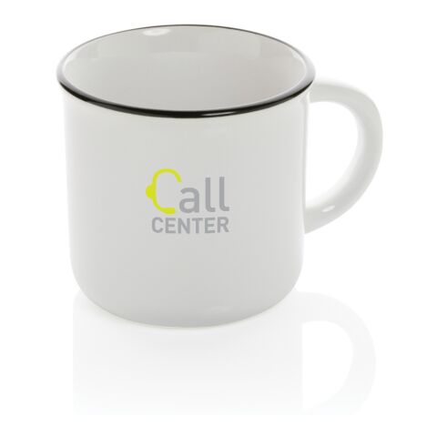 Vintage ceramic mug white-white | No Branding | not available | not available