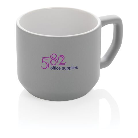Ceramic modern mug grey | No Branding | not available | not available