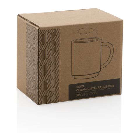 Ceramic stackable mug grey | No Branding | not available | not available