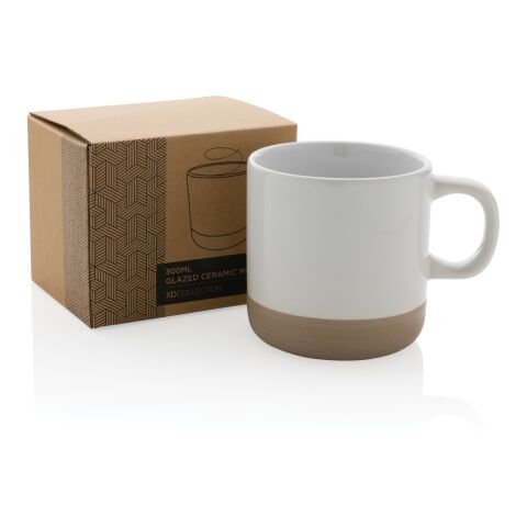 Glazed ceramic mug white | No Branding | not available | not available
