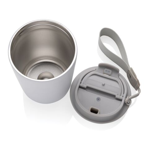 Cuppa RCS re-steel vacuum tumbler with lanyard white | No Branding | not available | not available