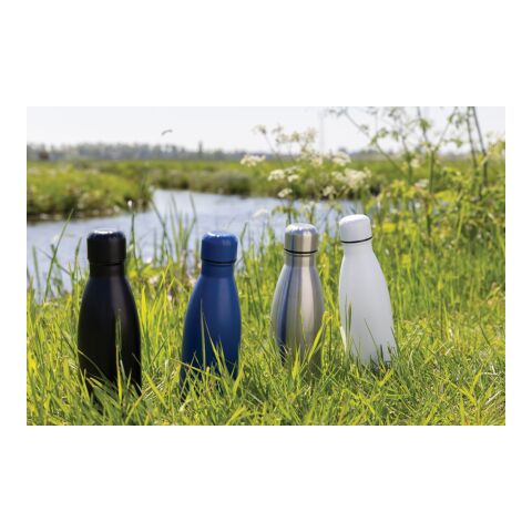 Eureka RCS certified recycled stainless steel water bottle silver | No Branding | not available | not available