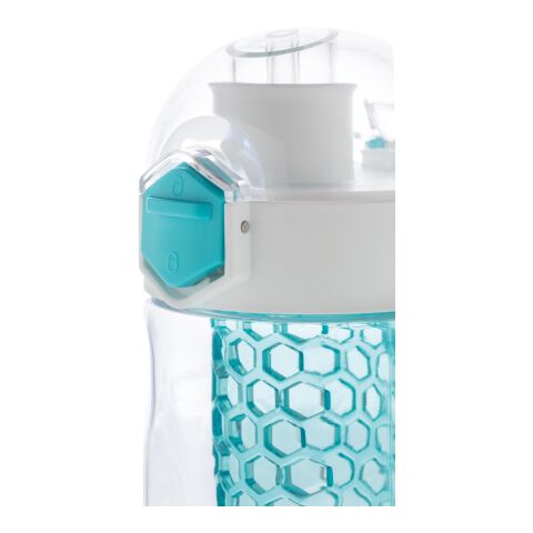 Honeycomb lockable leak proof infuser bottle turquoise | No Branding | not available | not available