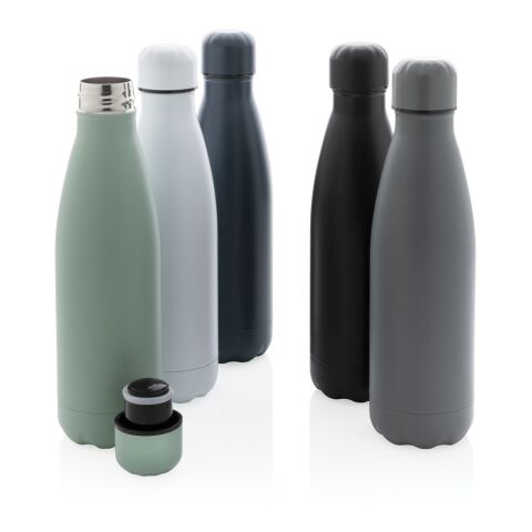 Solid colour vacuum stainless steel bottle 500 ml blue