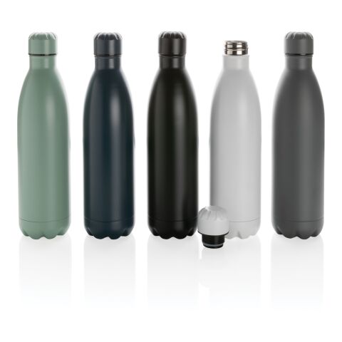 Solid colour vacuum stainless steel bottle 750ml black | No Branding | not available | not available