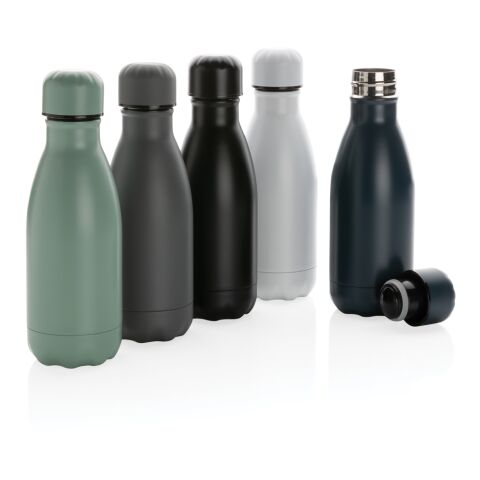 Solid colour vacuum stainless steel bottle 260ml White | No Branding | not available | not available