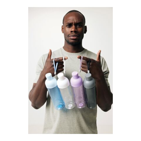 Impact RCS recycled PET leakproof water bottle 600ml white | No Branding | not available | not available