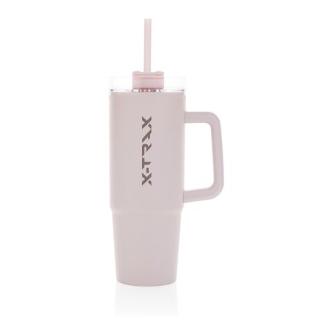 Tana RCS recyled plastic tumbler with handle 900ml pink | No Branding | not available | not available