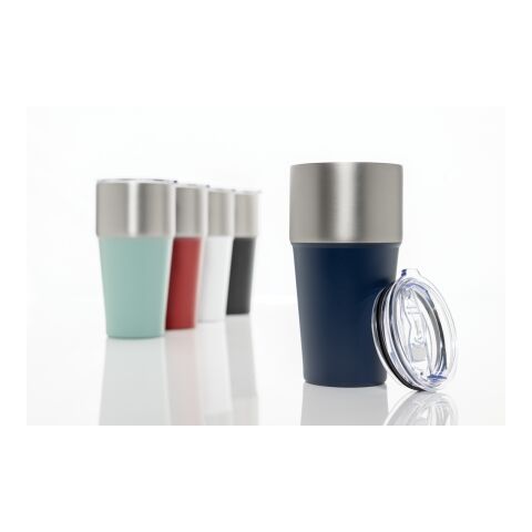 Fluid RCS certified recycled steel tumbler 500ml white | No Branding | not available | not available