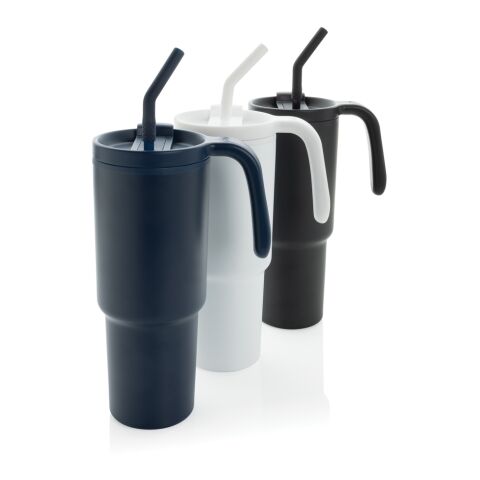 Graphic 360 RCS certified recycled steel tumbler 900ml white | No Branding | not available | not available