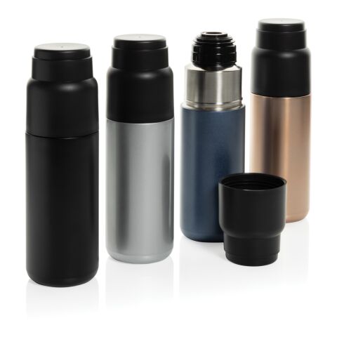 Thermocup RCS recycled vacuum flask with cup 500ml black