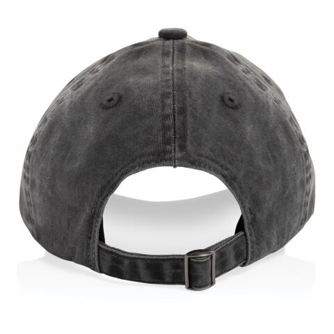 BEAU AWARE™ Washed 6 panel 270gsm cotton twill cap black | No Branding | not available | not available | not available
