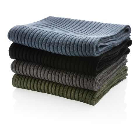 Impact AWARE™ Polylana® knitted scarf 180 x 25cm green | No Branding | not available | not available | not available