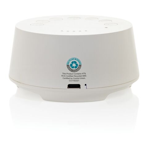 Flora RCS recycled plastic white noise speaker White