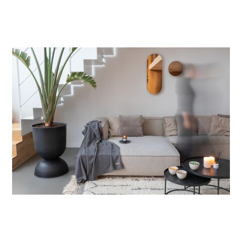 Ukiyo Aware™ Polylana® woven blanket 130x150cm grey | No Branding | not available | not available | not available