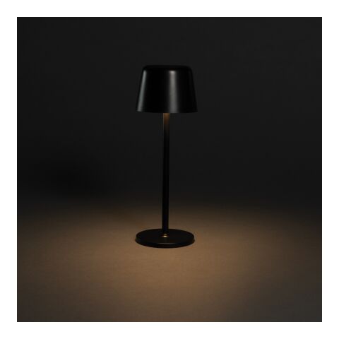 Zenic RCS recycled plastic USB re-chargable table lamp black | No Branding | not available | not available