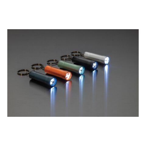 Flash RCS recycled aluminium keychain torch black | No Branding | not available | not available