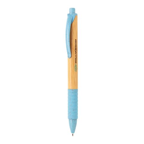 Bamboo &amp; wheat straw pen blue | No Branding | not available | not available