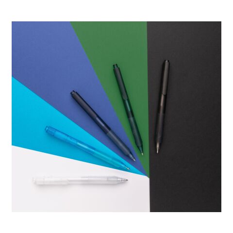 X9 frosted pen with silicone grip black | No Branding | not available | not available