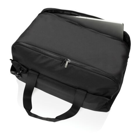 Swiss Peak Aware™ RPET 15.6 inch laptop weekend bag black | No Branding | not available | not available | not available