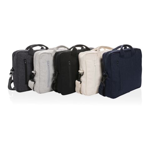 Laluka AWARE™ recycled cotton 15.4 inch laptop bag white | No Branding | not available | not available | not available