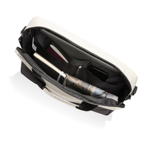 Kazu AWARE™ RPET basic 15.6 inch laptop bag off white | No Branding | not available | not available | not available