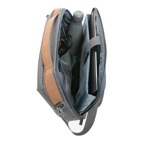 Impact AWARE™ 300D two tone deluxe 15.6&quot; laptop bag Charcoal Grey | No Branding | not available | not available