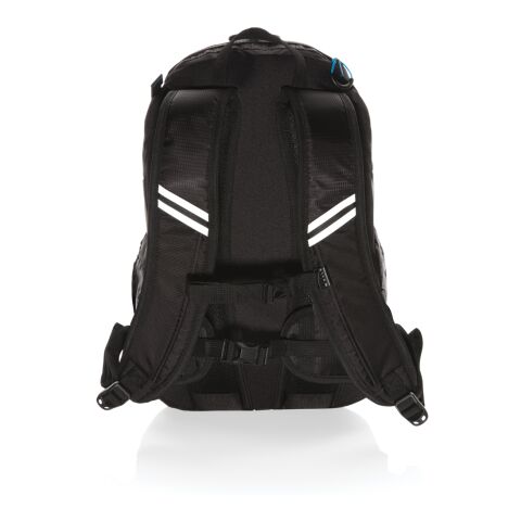 Explorer ribstop medium hiking backpack 26L PVC free black-blue | No Branding | not available | not available | not available