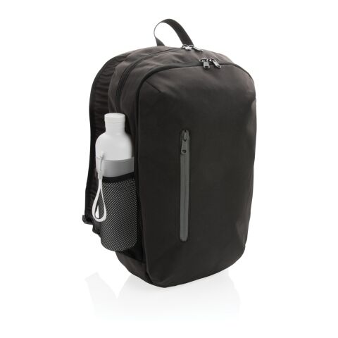 Impact AWARE™ 300D RPET casual backpack black-grey | No Branding | not available | not available | not available