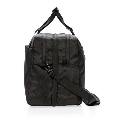 Swiss Peak RFID duffle with suitcase opening black | No Branding | not available | not available | not available