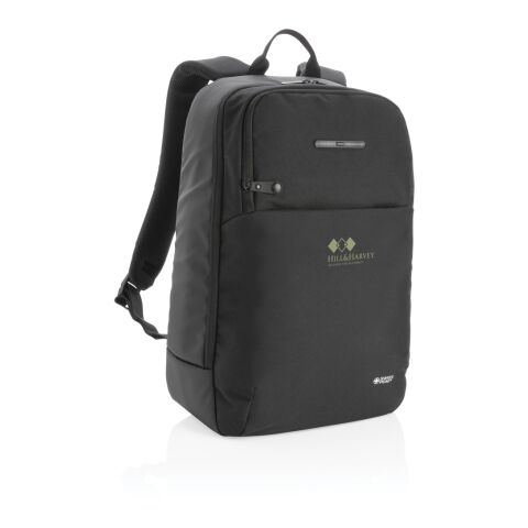 Swiss Peak laptop backpack with UV C steriliser pocket