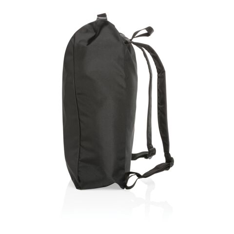 Impact AWARE™ RPET lightweight rolltop backpack black | No Branding | not available | not available | not available